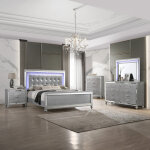 Valentino Silver Bedroom Collection