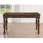 Joanna 59.5″ 4-drawer Dining Table, Brown