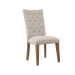 Riverdale Trestle Table With 4 Upholstered Side Chairs - Image 3