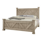 Cool Rustic Cal King X Bed With X Footboard