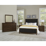 Crafted Cherry By Ben & Erin Napier Cal King Upholstered Bed-black Fab - Image 3