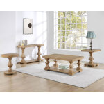 Dory Coffee Table With Casters, Sand - Image 4