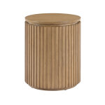 Colvin, 18″ Round End Table, Toffee - Image 4