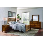 Maple Road Cal King Slat Poster Bed - Image 7