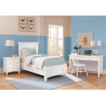 Bonanza Twin Mansion Storage Bed - White Finish - BB29-338-033B-302-333 - Image 5