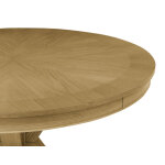 Rylie 48-inch Round Table Top, Caramel Finish - Image 4