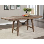 Riverdale 96-inch Counter Table W/2 12-inch Leaves