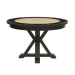 Rylie Trestle Table Base, Black Finish - Image 10
