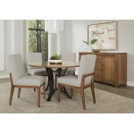 Crafted Cherry Dining By Ben & Erin Napier 48 Inch Round Table W/ Metal Base - 151-048-200 - Image 4