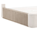 Henry Side Rails For King Or Queen Bed, Tan Finish - Image 3