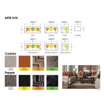 Ava Sectional 4498 RAF Sofa w/USB Port - Image 27
