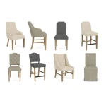 Mix-N-Match Chairs Buton Tuft Uph Stl 2in-Sl - Image 6