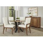 Crafted Cherry Dining By Ben & Erin Napier 48 Inch Round Table W/ Metal Base - 151-048-200 - Image 5