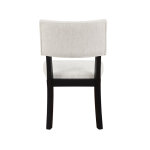 Colvin 5-piece 52″ Round White Marble Dining Set, Black Finish - Image 14