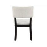 Colvin 5-piece 52″ Round White Marble Dining Set, Black Finish - Image 14