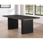 Magnolia Modern Double Pedestal Base, Black - Image 4