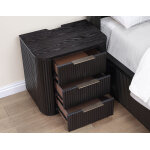 Henry Reeded 3-drawer Nightstand With Usb & Electric Outlets, Espresso Finish - Image 6