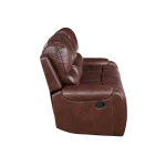 Keily Sofa, Manual Reclining, Drop-down Console, Brown - Image 8