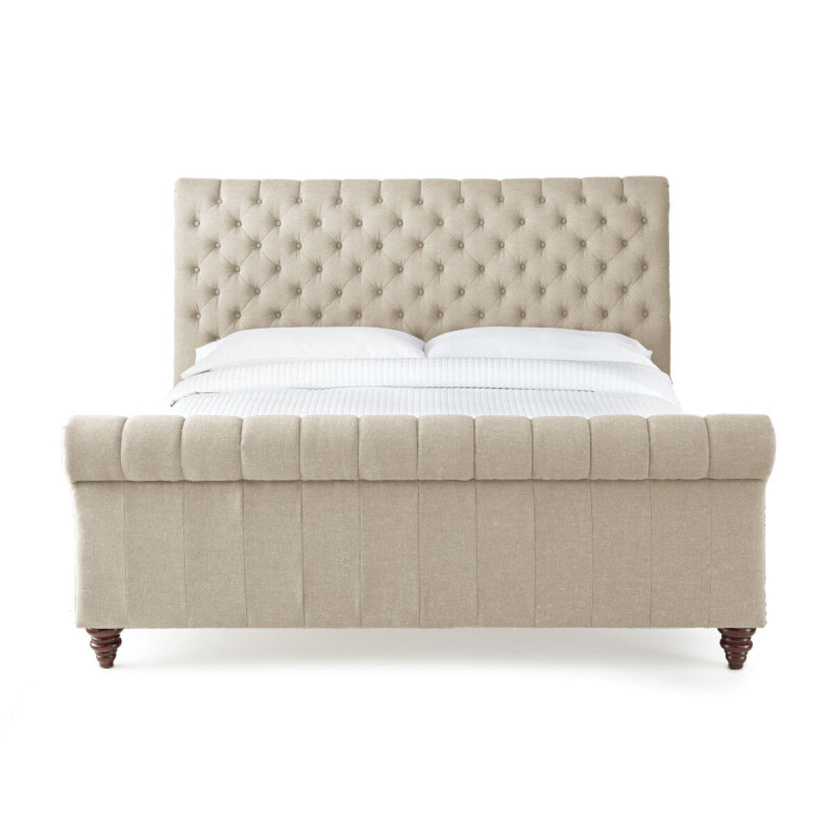 ca2dee427e60f3c8ede1029657e9c277 Swanson King Sand Upholsteredheadboard - Image 1