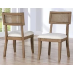 Colvin Cane Side Chair, Brown