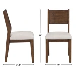 Canton 5-piece 72″ Side Chair Dining Set - Image 20