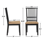 Magnolia 5-piece 72-108-inch Dining Set - Image 21