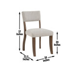 Wade 48-inch Glass Top 5-piece Dining Set(table & 4 Side Chairs) - Image 17