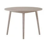 Willow 42″ Round Dining Table, Tan - Image 5