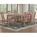 Riverdale Leg Table With 4 Wooden Side Chairs