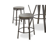 Portland 5 Piece 42-inch Round Counter Dining Set(table & 4 Counter Stool’s) - Image 7