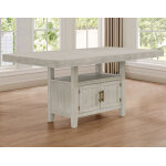 Garland 60-80″ Counter Table With 20″ Leaf, Greige Finish