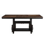 Bermuda 60-80″ Storage Counter Table With 20″ Leaf - Image 11