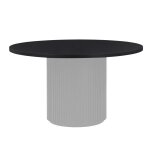 Colvin 52″ Round Dining Table Top, Black - Image 8