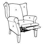 2220 Push Back Wing Chair