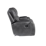 Keily Recliner, Manual Swivel, Glider, Grey - Image 4