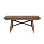 Riverdale Trestle Table With 4 Upholstered Side Chairs - Image 12