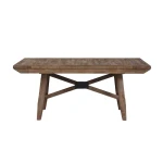 Riverdale Trestle Table With 4 Upholstered Side Chairs - Image 11