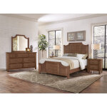 Maple Road Cal King Scalloped Bed - Image 3