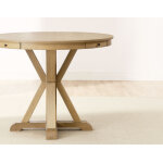 Rylie 48-inch Round Counter Table Top With 4 Drawers, Caramel Finish - Image 3