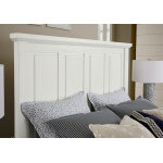 Maple Road Two-Tone Mansion Bed with Low Profile Footboard - Image 3