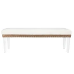 Brianna Faux Fur Bench