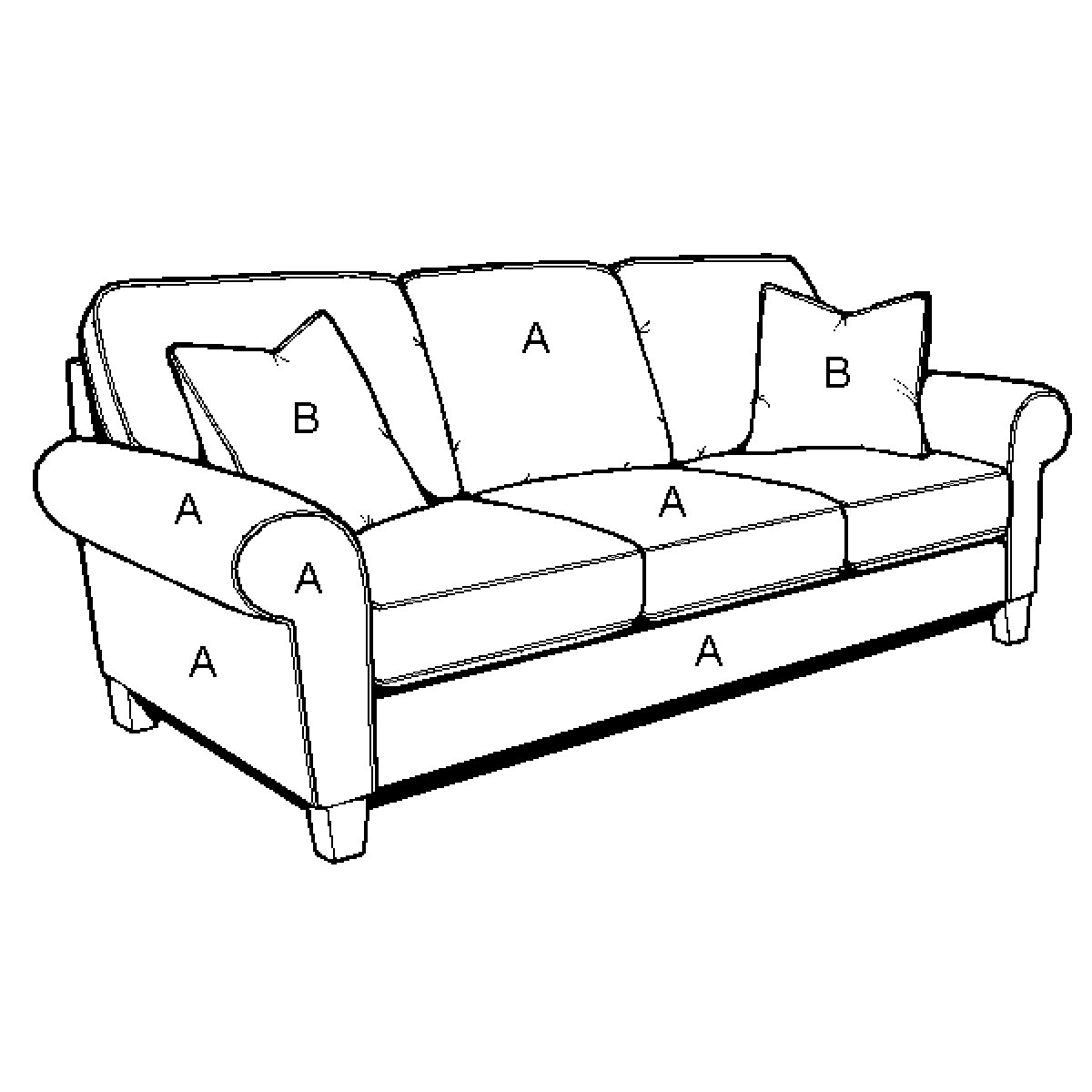 dcb79e894b0f4c0199233375ced4c5b9 2323 Sofa - Image 1
