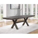 Riverdale Dining Table Top W/2 – 12-inch Leaves, Black - Image 6