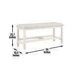 Hyland Counter Bench, Brown - Image 8