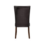 Hartford Vegan Leather Side Chair, Brown - Image 6