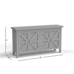 Eden Prairie 4 Door Accent Cabinet - Image 10