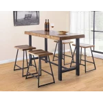 Landon 5 Piece Counter Set(counter Table & 4 Counter Stools)