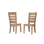 Dovetail Dining HORIZONTAL SLAT SIDE CHAIR