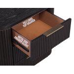 Henry Reeded 3-drawer Nightstand With Usb & Electric Outlets, Espresso Finish - Image 12