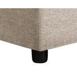 Noah Flippable, Convertible Storage Sleeper Chofa, Tan - Image 4